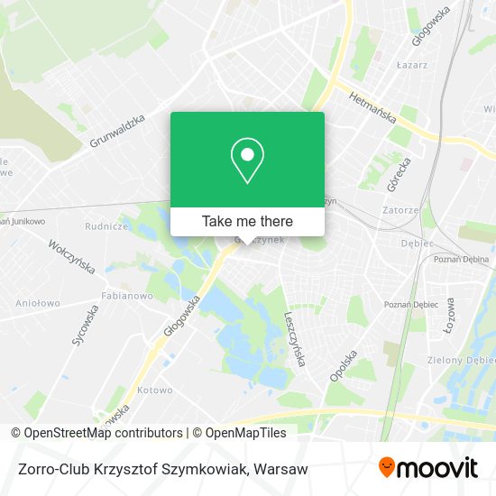 Zorro-Club Krzysztof Szymkowiak map