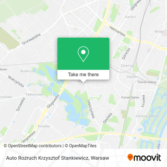 Карта Auto Rozruch Krzysztof Stankiewicz