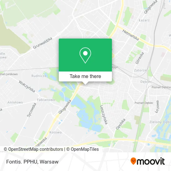 Карта Fontis. PPHU