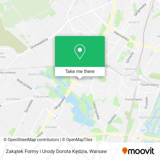 Zakątek Formy i Urody Dorota Kędzia map