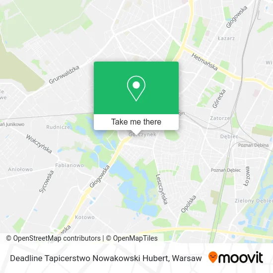 Карта Deadline Tapicerstwo Nowakowski Hubert