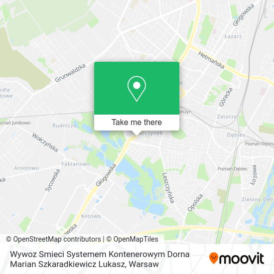 Wywoz Smieci Systemem Kontenerowym Dorna Marian Szkaradkiewicz Lukasz map