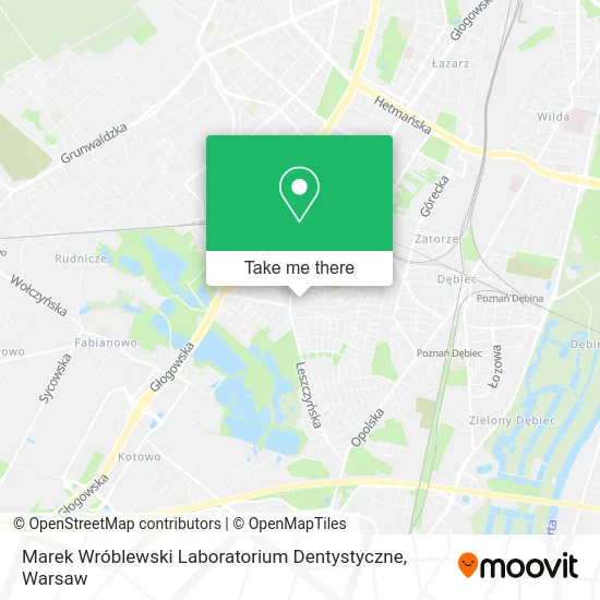 Карта Marek Wróblewski Laboratorium Dentystyczne