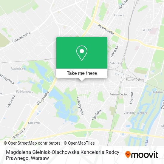 Magdalena Gielniak-Olachowska Kancelaria Radcy Prawnego map