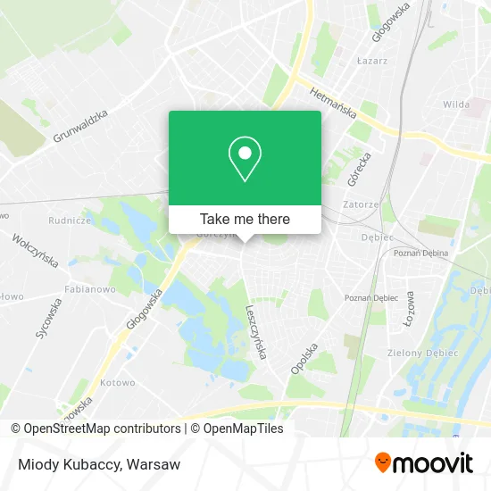 Карта Miody Kubaccy