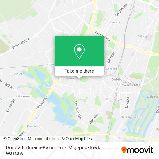 Dorota Erdmann-Kazimieruk Mojepocztówki.pl map