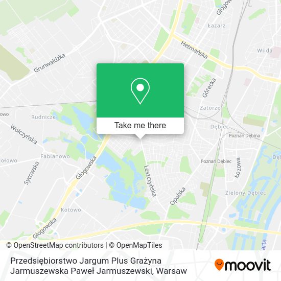 Przedsiębiorstwo Jargum Plus Grażyna Jarmuszewska Paweł Jarmuszewski map