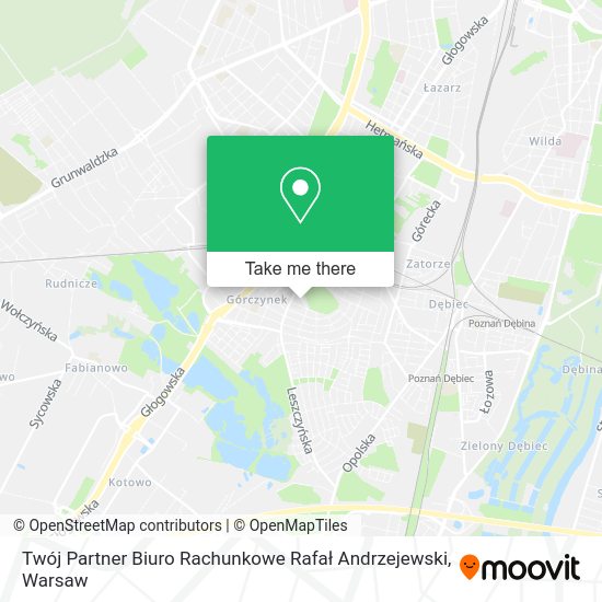 Twój Partner Biuro Rachunkowe Rafał Andrzejewski map