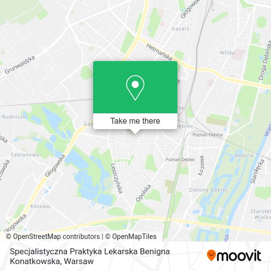 Specjalistyczna Praktyka Lekarska Benigna Konatkowska map