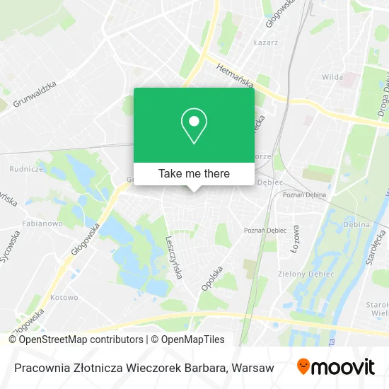 Pracownia Złotnicza Wieczorek Barbara map