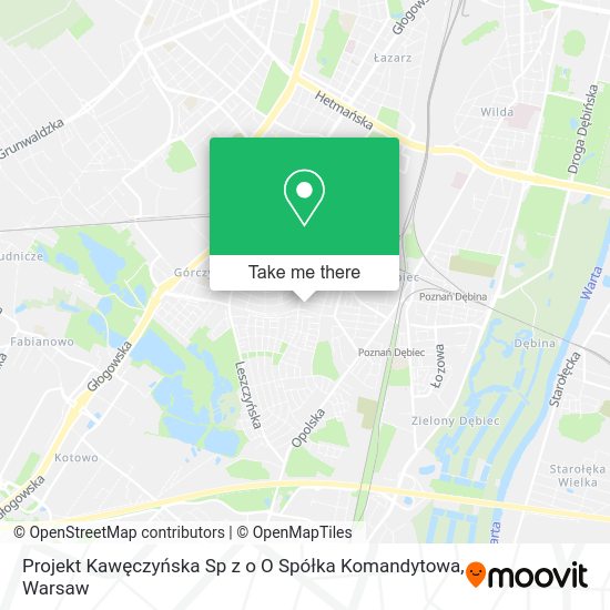 Projekt Kawęczyńska Sp z o O Spółka Komandytowa map