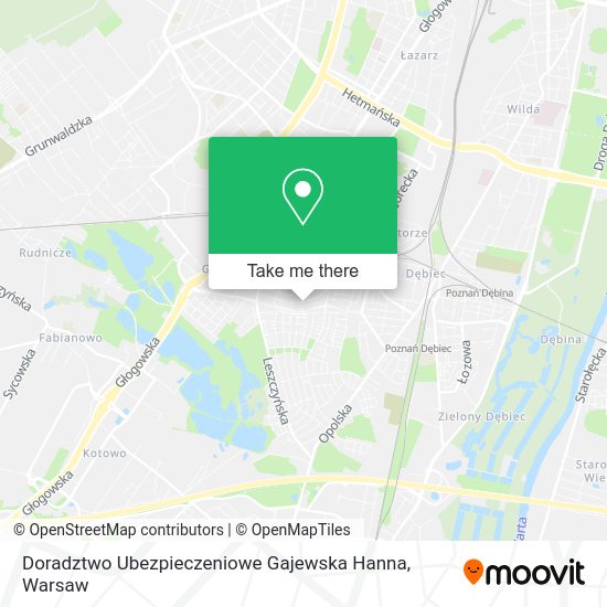 Doradztwo Ubezpieczeniowe Gajewska Hanna map