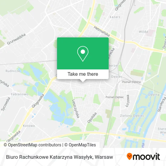 Biuro Rachunkowe Katarzyna Wasyłyk map