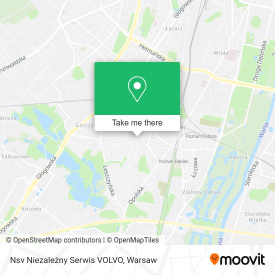 Nsv Niezależny Serwis VOLVO map