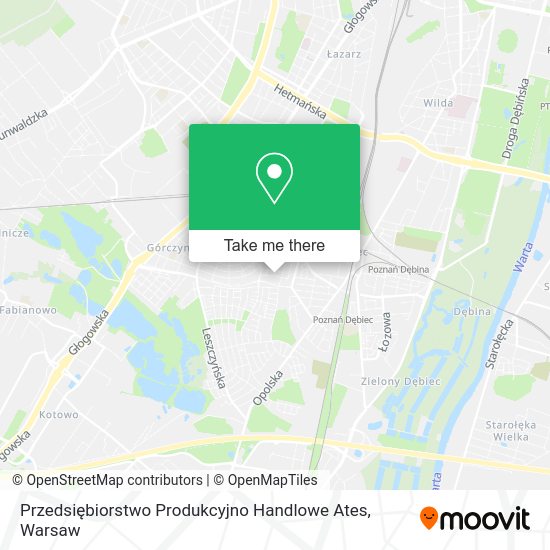 Przedsiębiorstwo Produkcyjno Handlowe Ates map