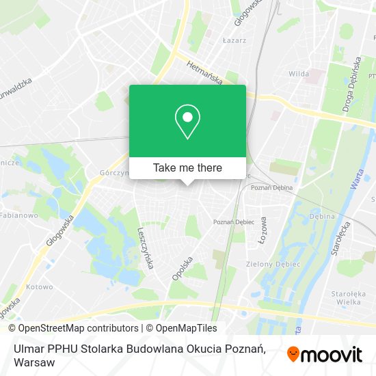 Ulmar PPHU Stolarka Budowlana Okucia Poznań map