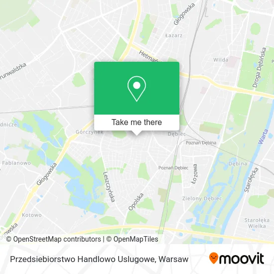 Карта Przedsiebiorstwo Handlowo Uslugowe