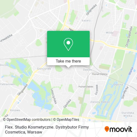 Flex. Studio Kosmetyczne. Dystrybutor Firmy Cosmetica map