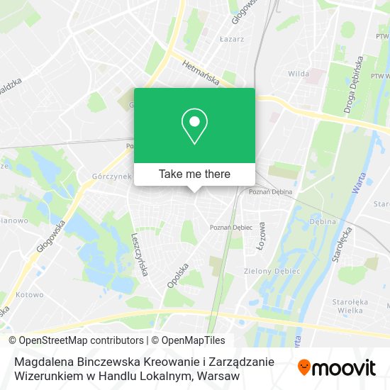 Magdalena Binczewska Kreowanie i Zarządzanie Wizerunkiem w Handlu Lokalnym map