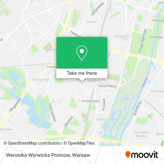 Weronika Wyrwicka Promow map