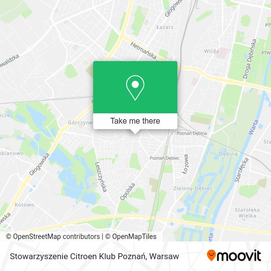 Stowarzyszenie Citroen Klub Poznań map