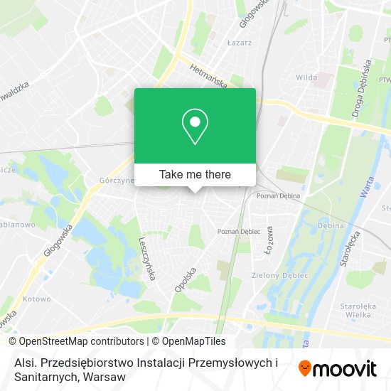 Карта Alsi. Przedsiębiorstwo Instalacji Przemysłowych i Sanitarnych