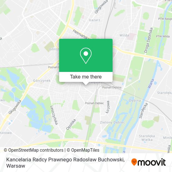 Kancelaria Radcy Prawnego Radosław Buchowski map