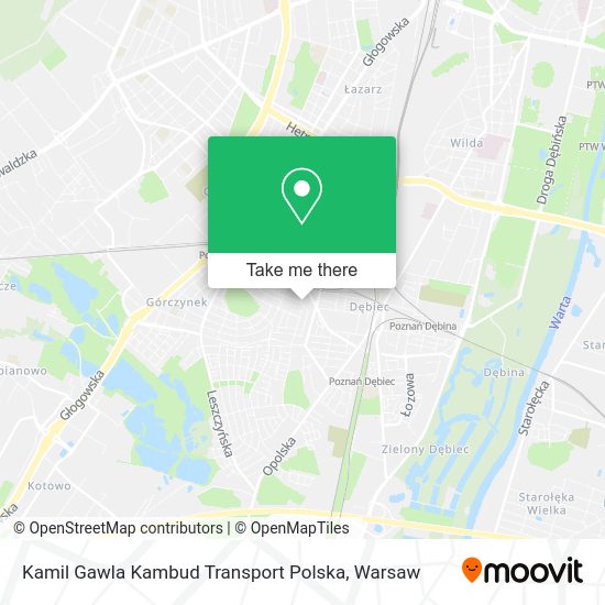 Kamil Gawla Kambud Transport Polska map