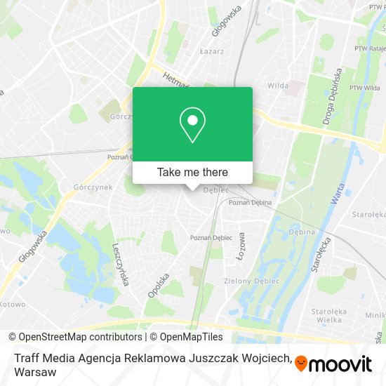 Traff Media Agencja Reklamowa Juszczak Wojciech map