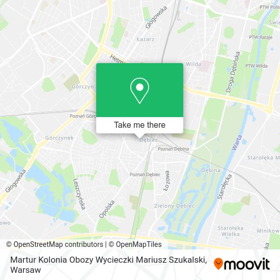 Martur Kolonia Obozy Wycieczki Mariusz Szukalski map