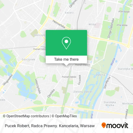 Карта Pucek Robert, Radca Prawny. Kancelaria