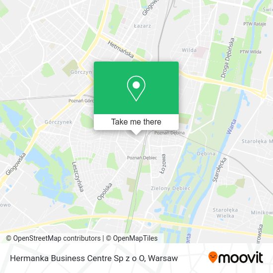 Hermanka Business Centre Sp z o O map