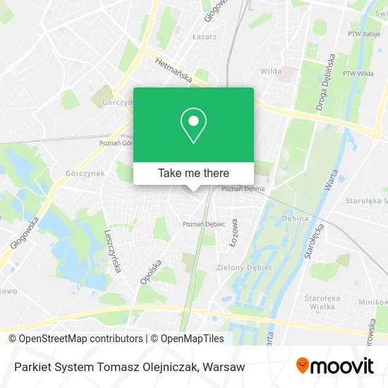 Parkiet System Tomasz Olejniczak map
