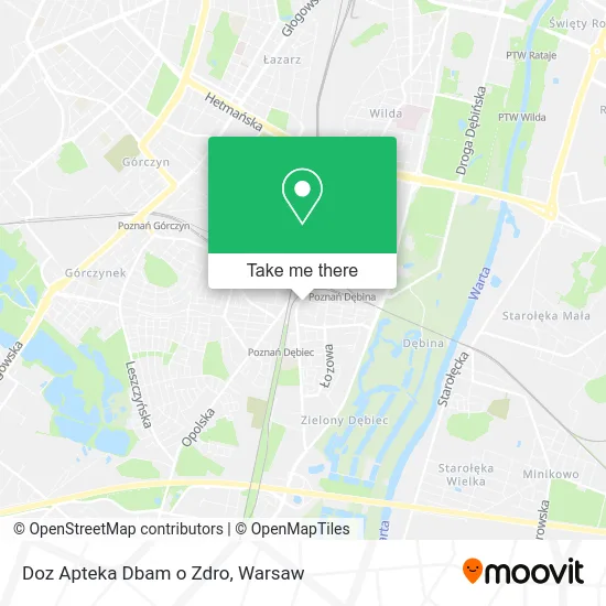 Карта Doz Apteka Dbam o Zdro