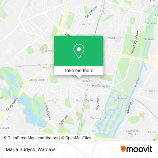 Карта Maria Budych