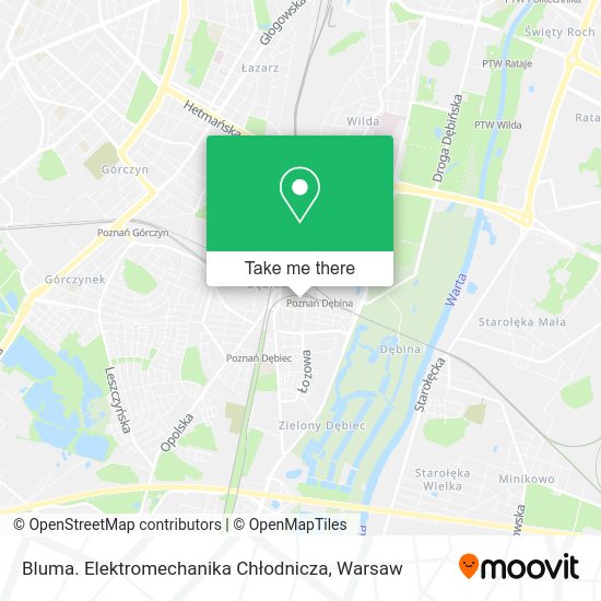 Bluma. Elektromechanika Chłodnicza map