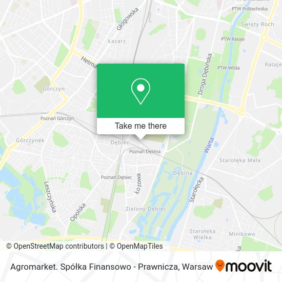 Agromarket. Spółka Finansowo - Prawnicza map