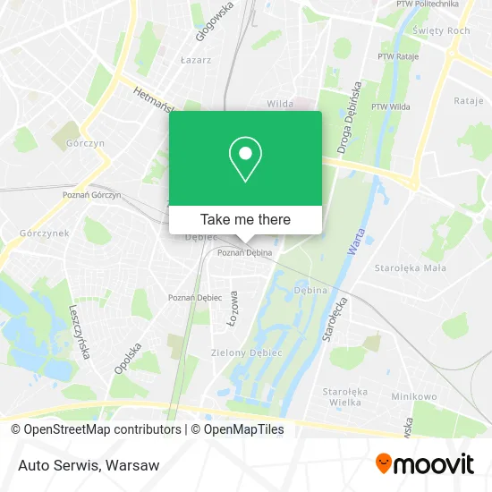 Карта Auto Serwis