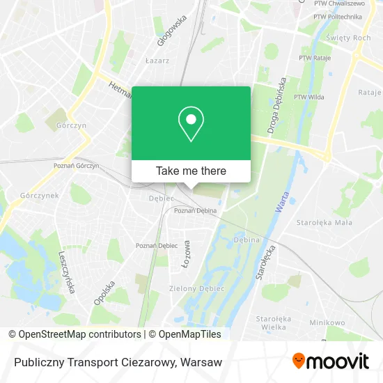 Карта Publiczny Transport Ciezarowy