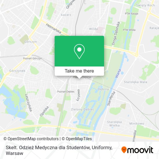 Skelt. Odzież Medyczna dla Studentów, Uniformy map