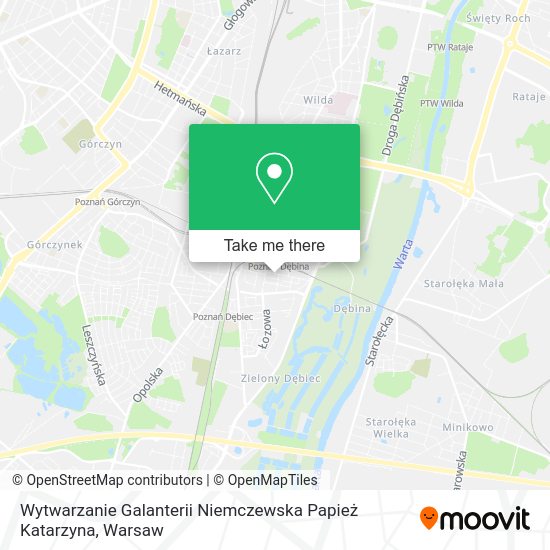 Wytwarzanie Galanterii Niemczewska Papież Katarzyna map