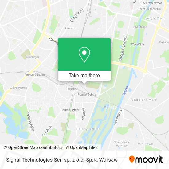 Карта Signal Technologies Scn sp. z o.o. Sp.K