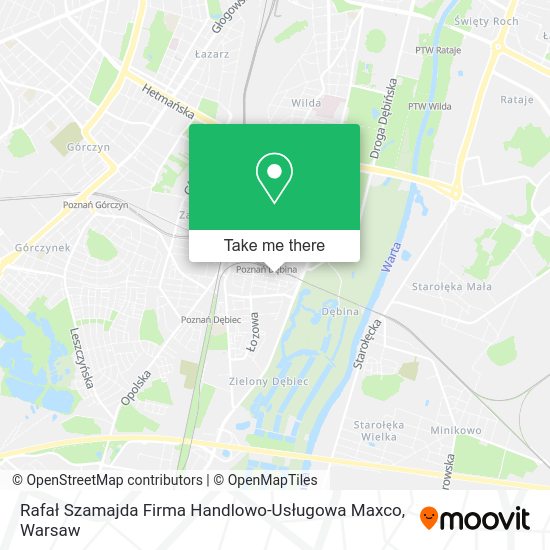 Rafał Szamajda Firma Handlowo-Usługowa Maxco map