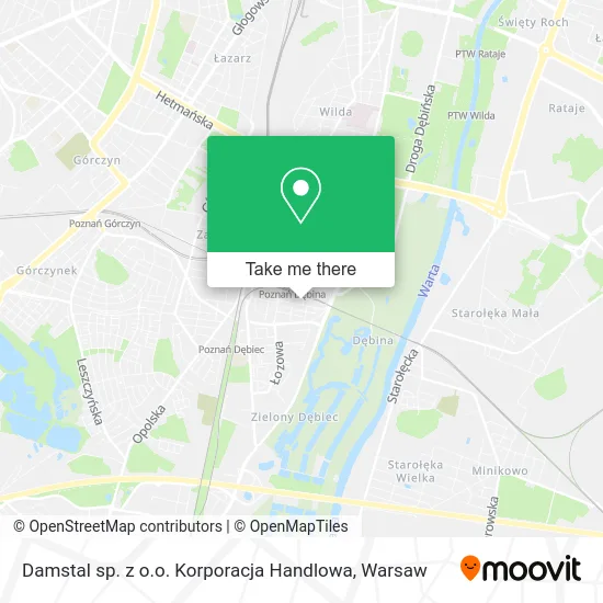 Карта Damstal sp. z o.o. Korporacja Handlowa