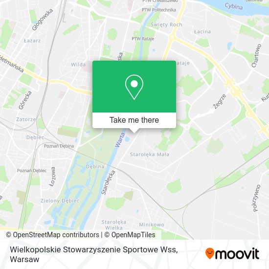 Wielkopolskie Stowarzyszenie Sportowe Wss map