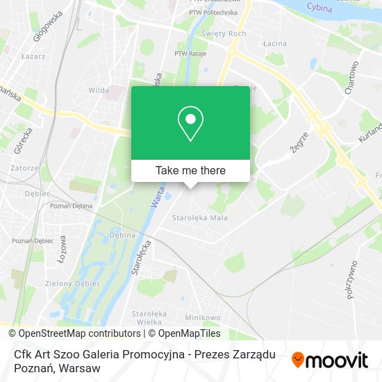 Cfk Art Szoo Galeria Promocyjna - Prezes Zarządu Poznań map