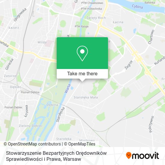 Stowarzyszenie Bezpartyjnych Orędowników Sprawiedliwości i Prawa map