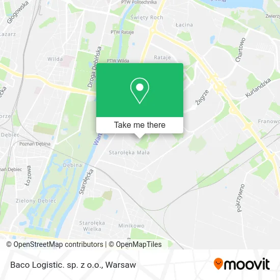 Карта Baco Logistic. sp. z o.o.
