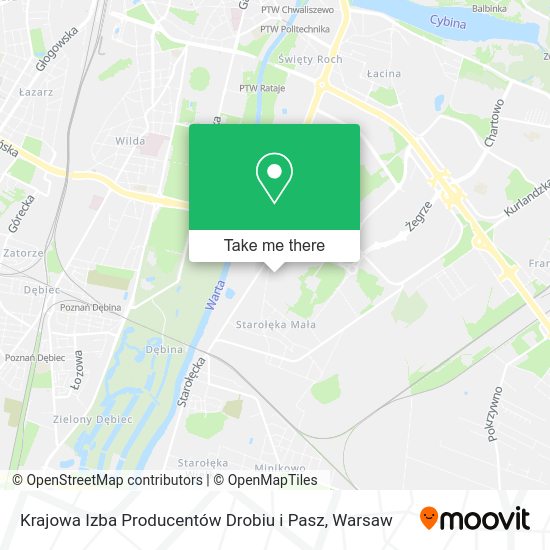 Krajowa Izba Producentów Drobiu i Pasz map