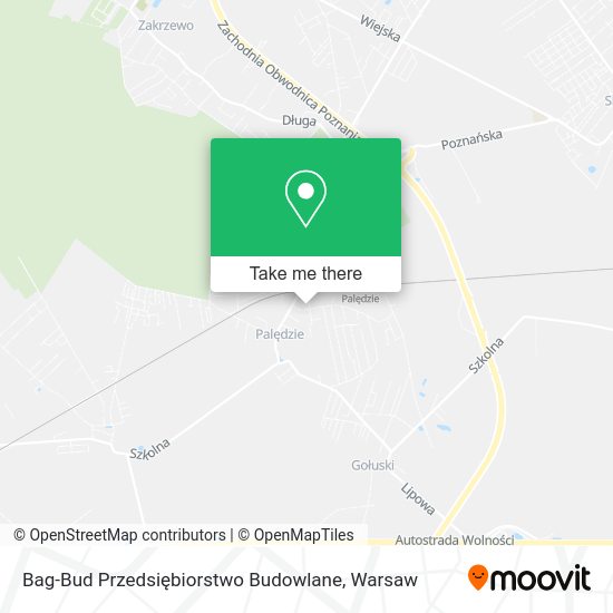 Bag-Bud Przedsiębiorstwo Budowlane map